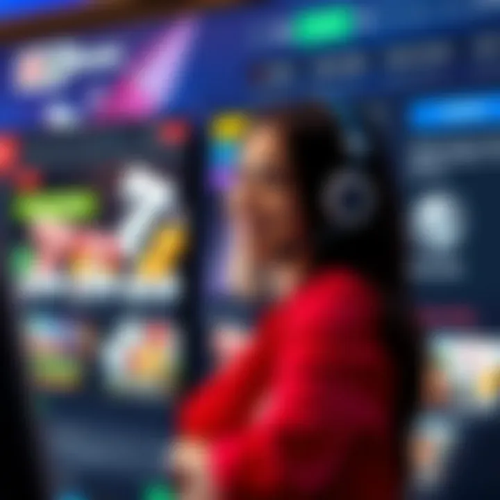 User-friendly casino website displaying bonus offers, secure payment icons, and customer support chat