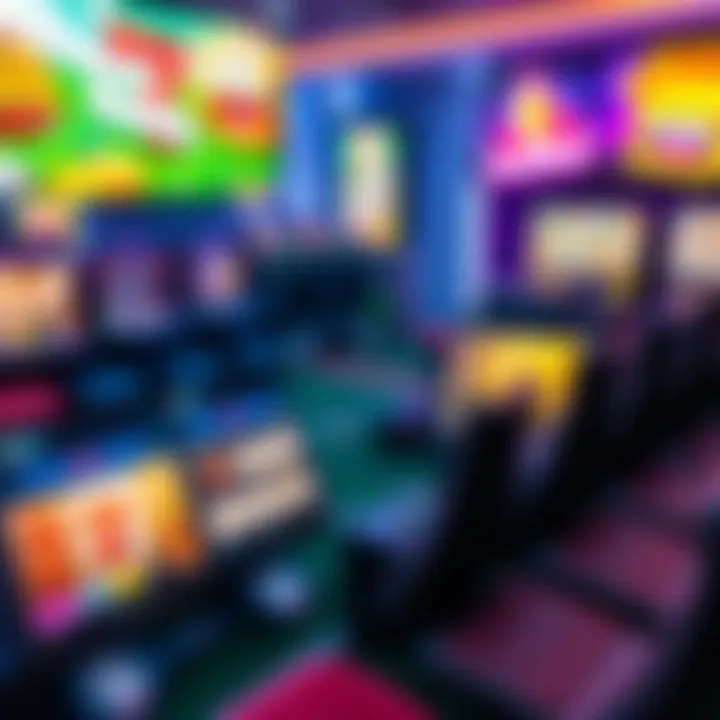 Colorful selection of online casino games available on RocketPlay platform