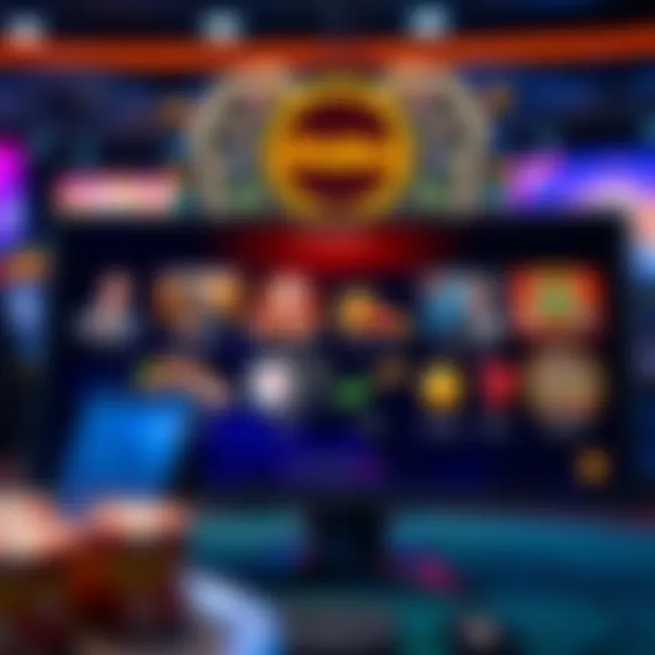 Dynamic digital interface showcasing Friolion Rocketplay's key features and functionalities