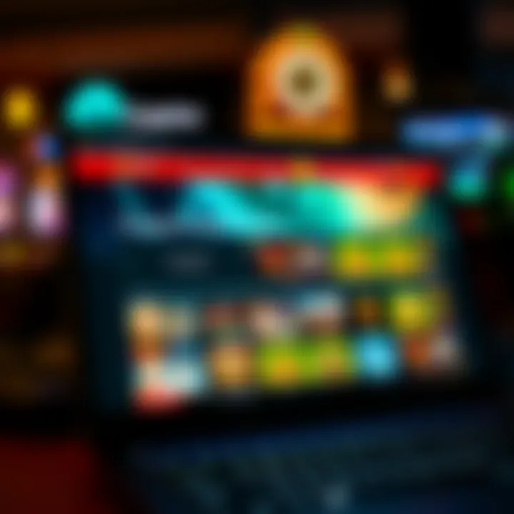 Secure online casino website displaying trust badges and game selections