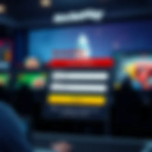 User interface showing account registration form on RocketPlay Casino website