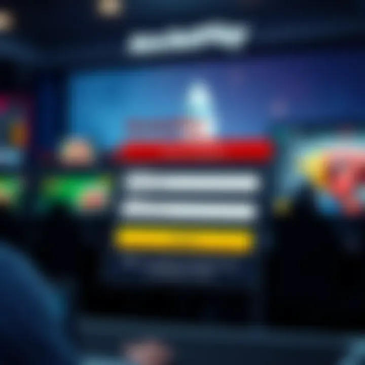 User interface showing account registration form on RocketPlay Casino website