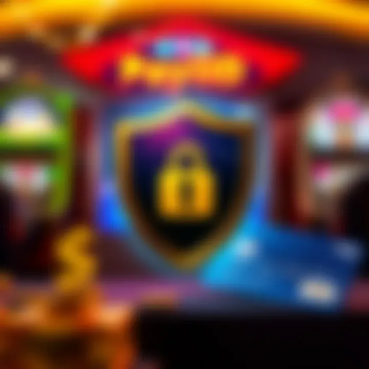 Security shield icon combined with credit card and dollar symbols illustrating secure transactions