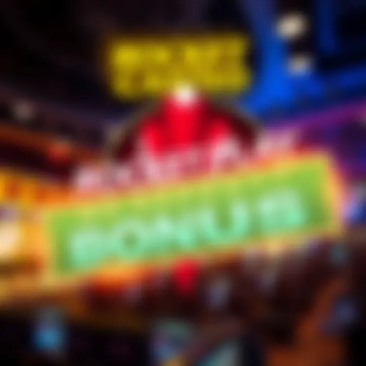 Illustration showing Rocket Play Casino logo with a glowing bonus offer banner