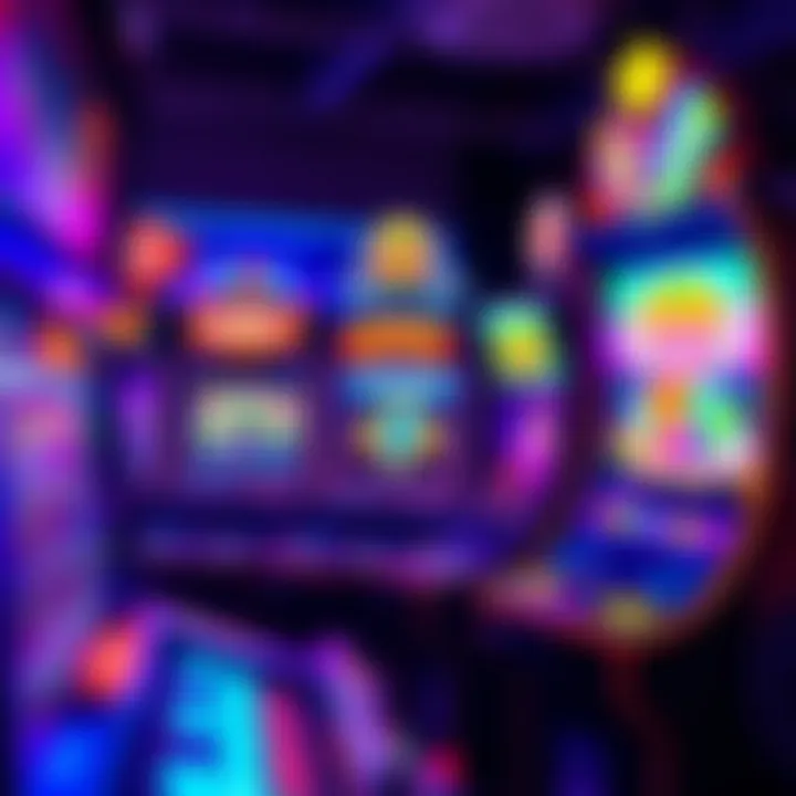 Colorful arcade game interface showcasing various game options on RocketPlay platform