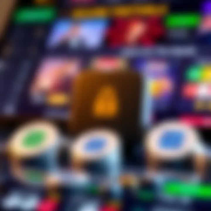 Secure online payment methods icons arranged on a digital background