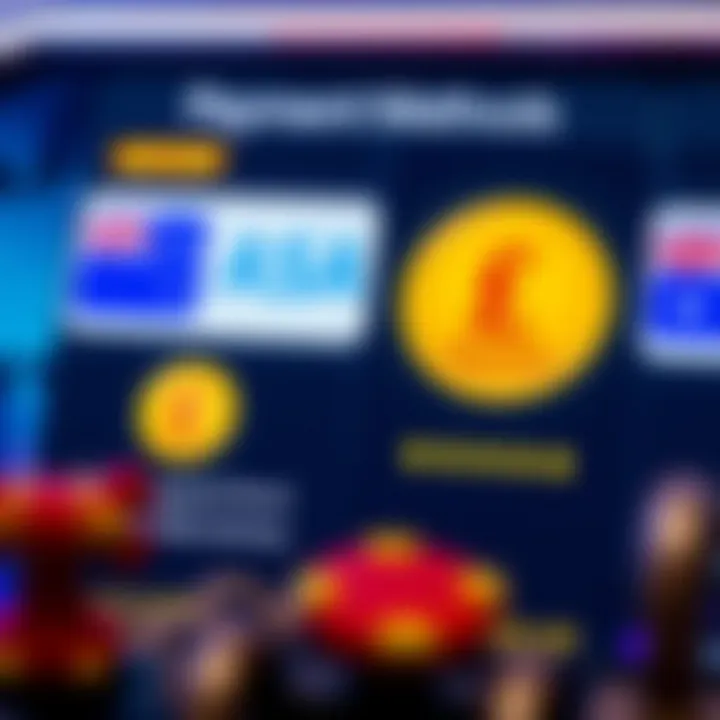 Interface showing secure payment options with Australian dollar currency symbols