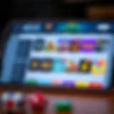 Screenshot of RocketPlay Casino app dashboard showcasing game categories and navigation options on an Android device