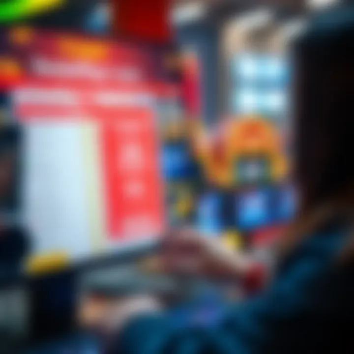 User browsing payment methods and bonus offers on RocketPlay Casino website