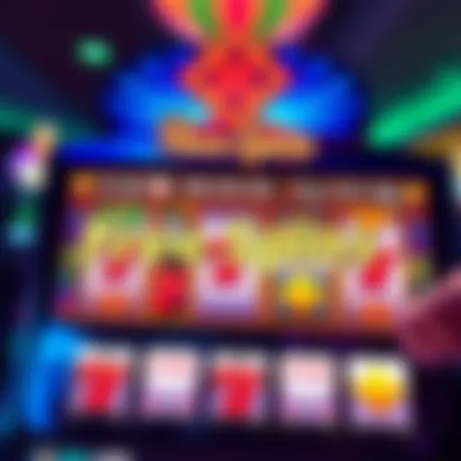 Colorful slot machine interface showcasing free spins feature