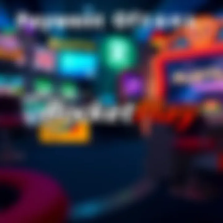 Illustration of various payment method icons like credit card, e-wallet, and bank transfer alongside RocketPlay Casino logo