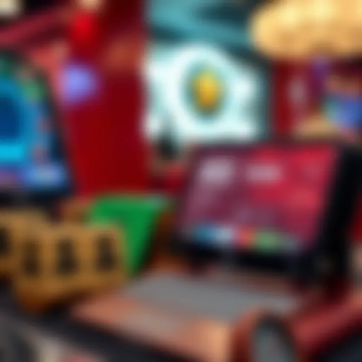 Secure online payment methods with Australian currency symbols and customer support icons