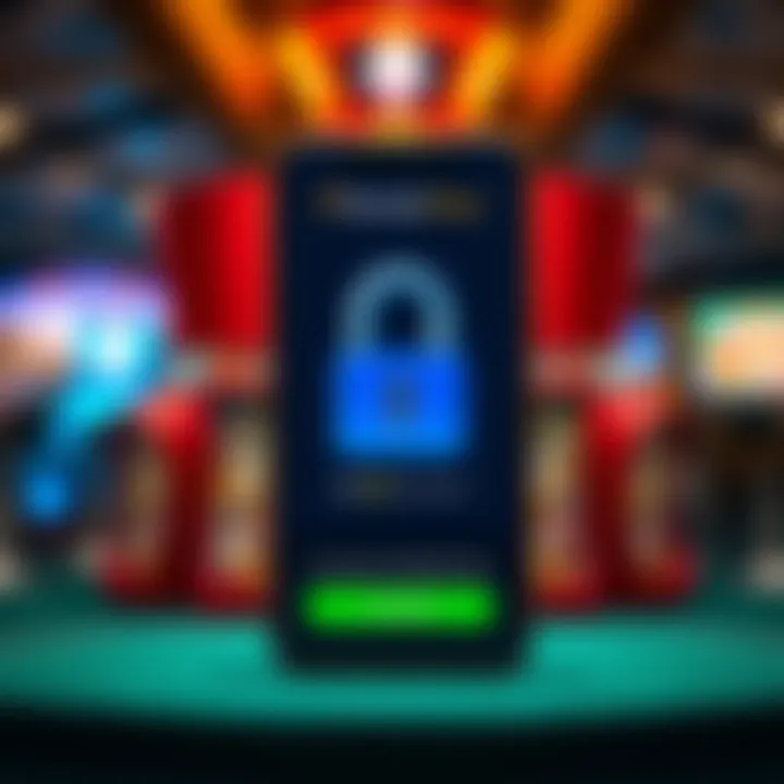 Secure smartphone with lock icon illustrating safe download and installation