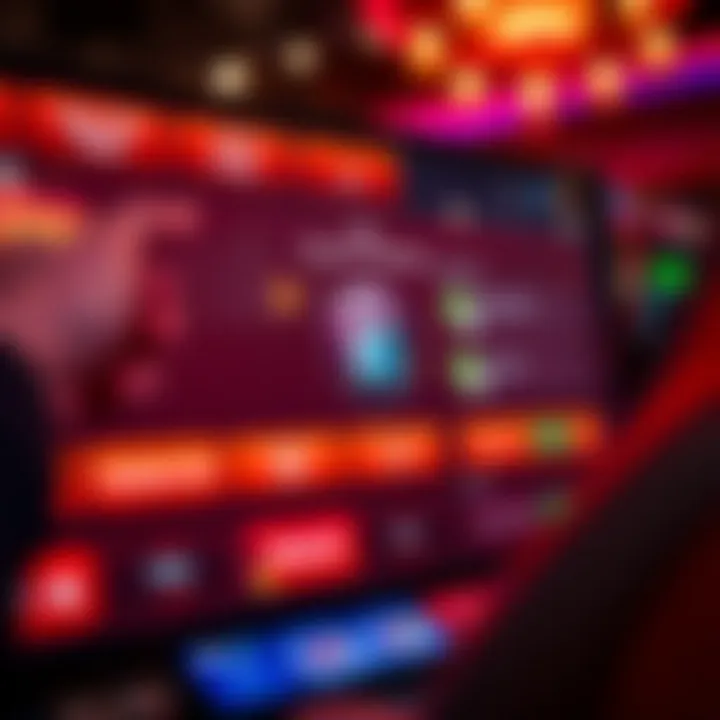 Secure online casino interface showing payment options and locked security icon