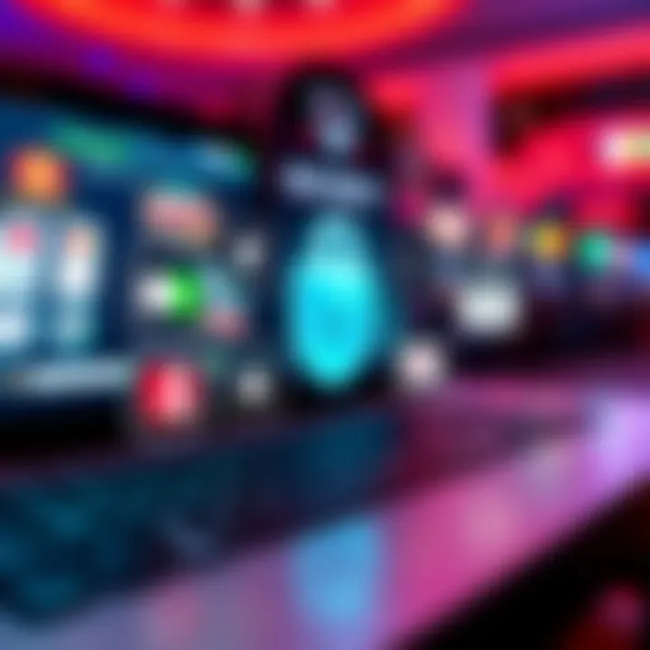 Secure online transaction icons representing payment options and data protection at RocketPlay Casino