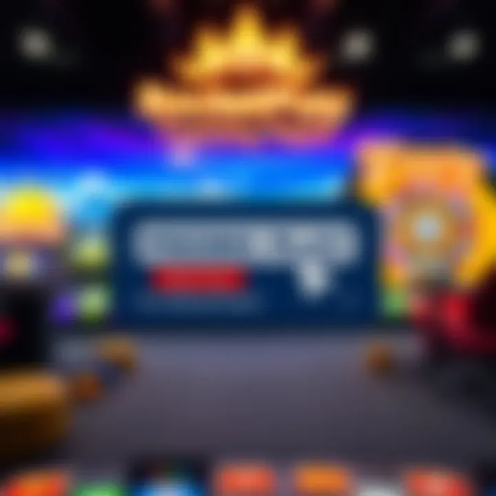 Graphic showing a digital coupon being applied to a gaming account with Australian icons in the background