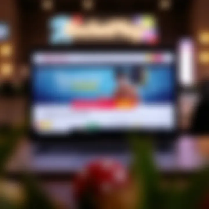 Illustration showing a laptop screen displaying RocketPlay website with highlighted deposit-free promo codes section