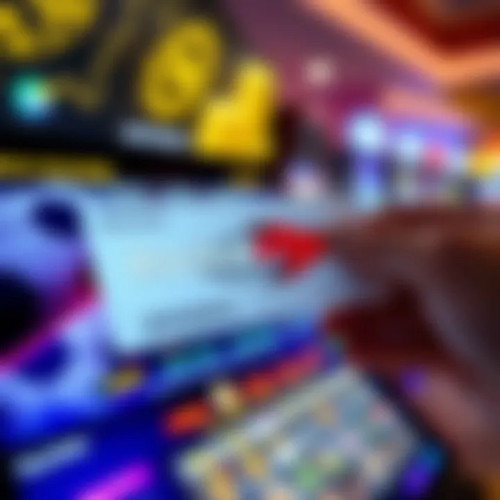 Illustration of a digital voucher being redeemed on a gaming platform