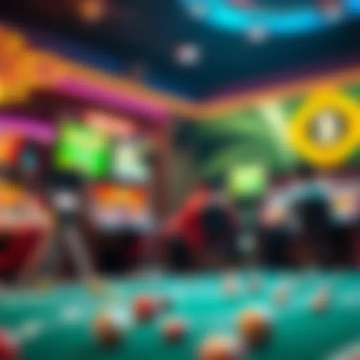 Visual representation of engaging gameplay mechanics and dynamic features within RocketPlay environment