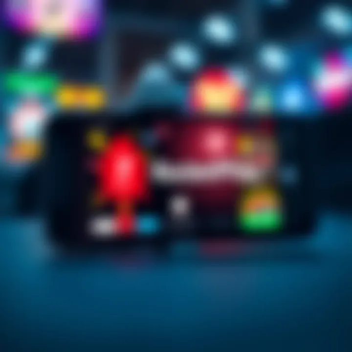 Mobile device displaying secure and responsive RocketPlay gaming experience