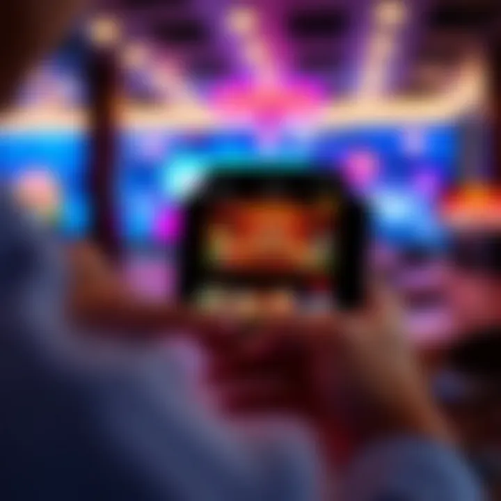 Mobile device displaying RocketPlay casino game with responsive design and easy navigation