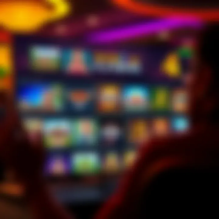 Interface showcasing RocketPlay 4 platform with game selection and interactive features