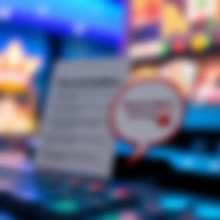 Graphic displaying a checklist with terms and conditions and responsible gaming icons alongside a Reddit discussion bubble