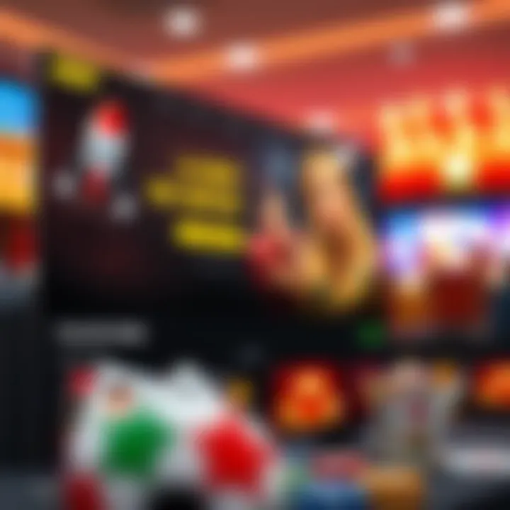 RocketPlay Casino interface showing no deposit bonus codes and available promotions