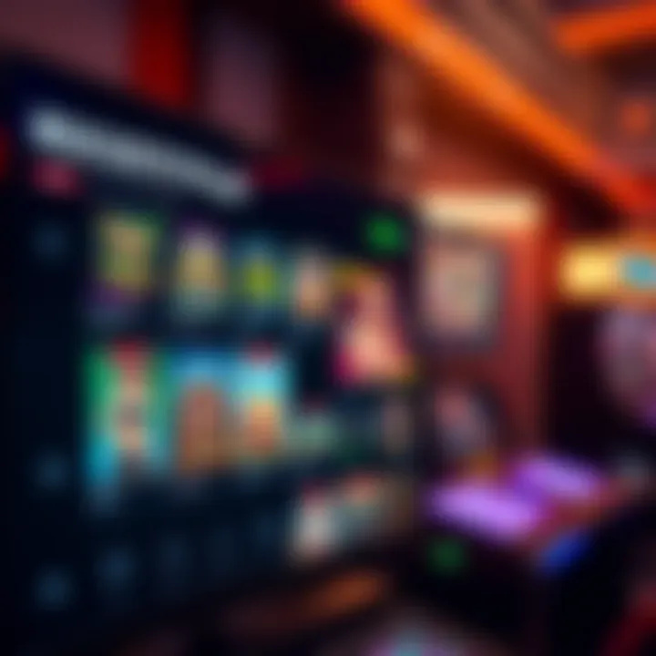 Interface showcasing various casino game options available on RocketPlay platform