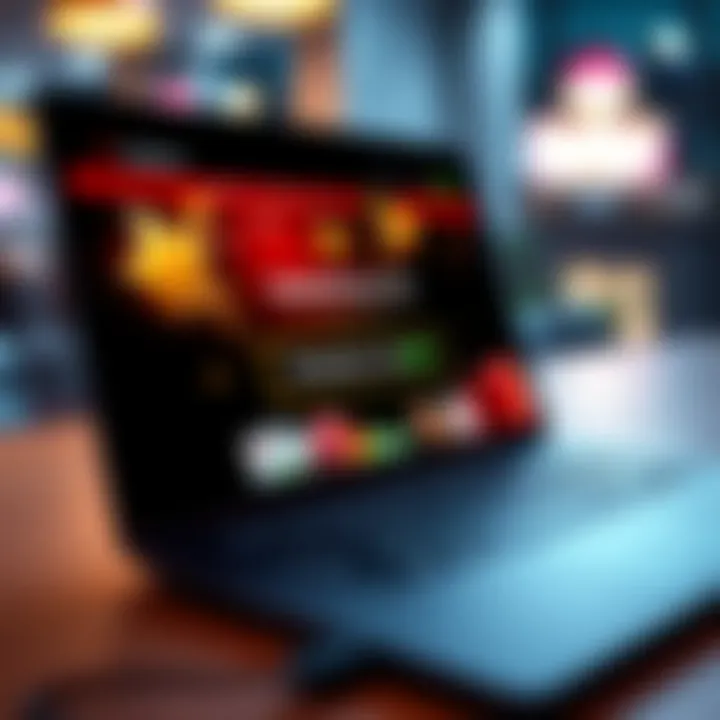 Illustration of a laptop screen displaying RocketPlay casino interface with highlighted free spins code input box