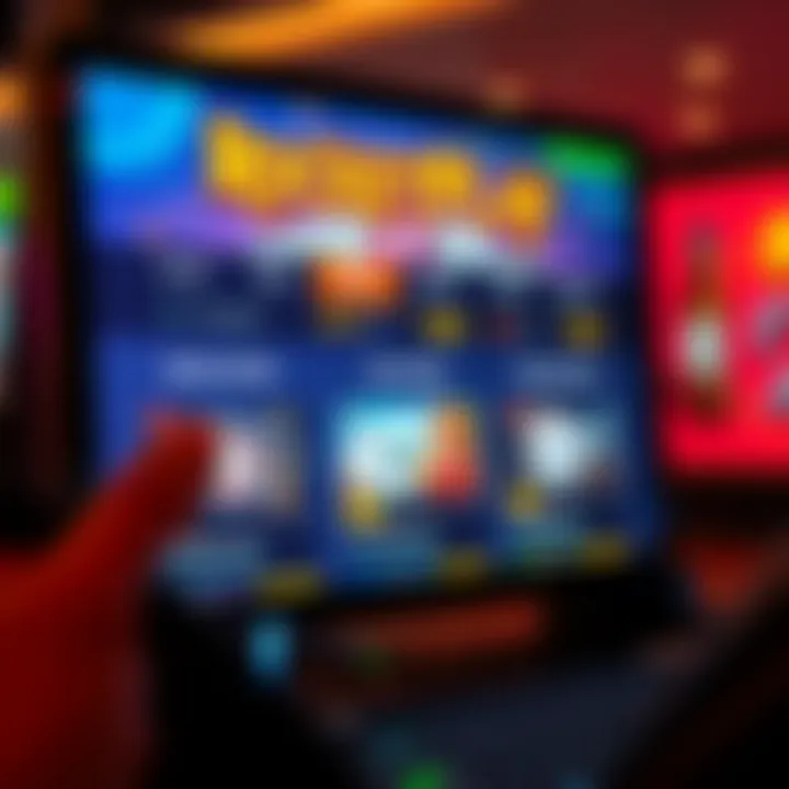 Illustration showing RocketPlay casino interface highlighting no deposit bonus offers